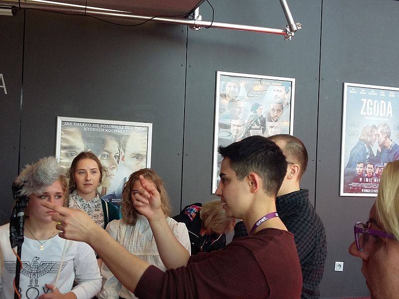 Szkolni humaniści na warsztatach filmowych w Gdyni