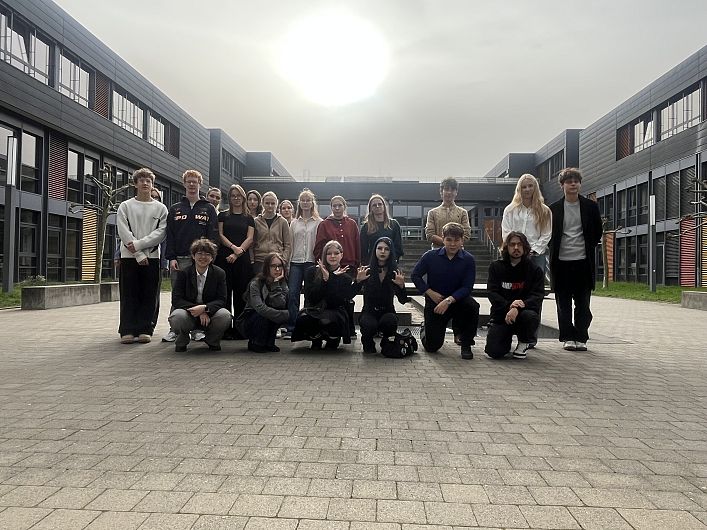 Obraz Uczniowie SLO w Parlamencie Europejskim w Luksemburgu