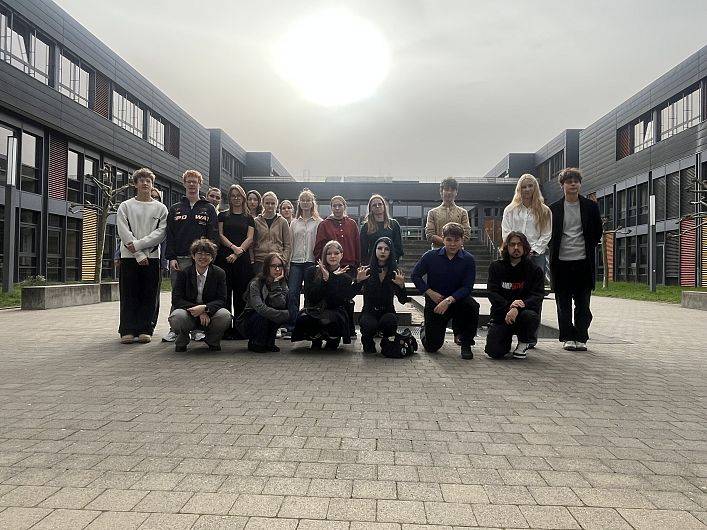 Obraz Uczniowie SLO w Parlamencie Europejskim w Luksemburgu.