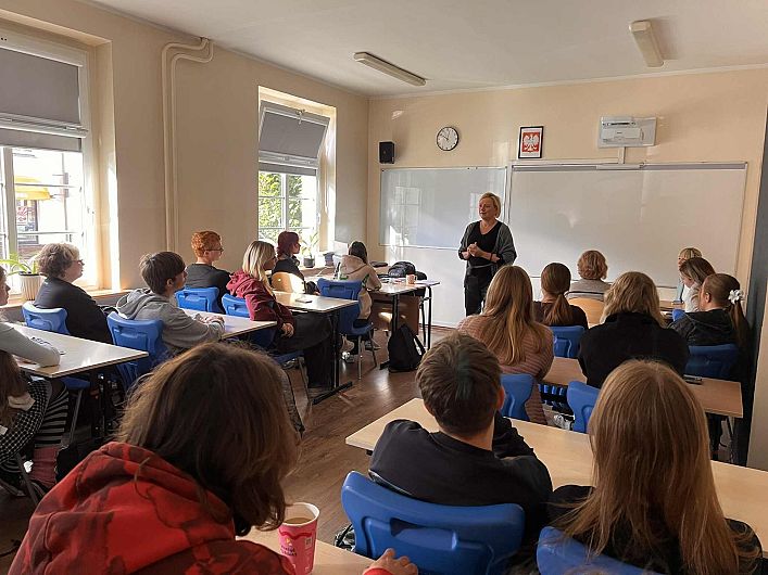 Obraz Zajęcia z panią Joanną Hetnarowicz-Sikora.