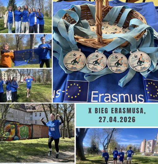 Obraz X Bieg ERASMUSA 2026, II m-ce w Polsce