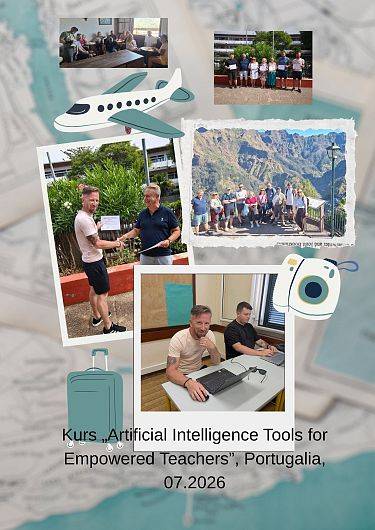 Obraz Kurs „Artificial Intelligence Tools for Empowered Teachers” , 07.2026, Madera Portugalia