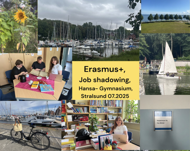 Obraz Job shadowing , 07.2025 Hansa-Gymnasium, Stralsund