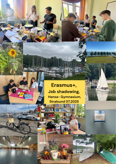 Obraz Job shadowing , 07.2025 Hansa-Gymnasium, Stralsund
