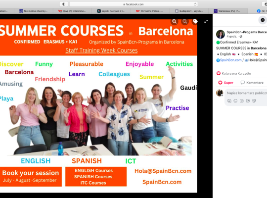 SpainBcn-Programms STAFF TRAINING- ENGLISH-COURSE, Barcelona