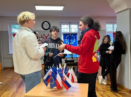 Erasmus+ w SLO w Lęborku, goście ze Słowacji