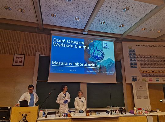 Udział w dniach otwartych Wdziału Chemicznego UG