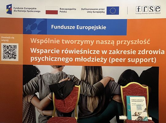 PROJEKT :„WSPARCIE  RÓWIEŚNICZE W ZAKRESIE ZDROWIA PSYCHICZNEGO MŁODZIEŻY (PEER SUPPORT)”.