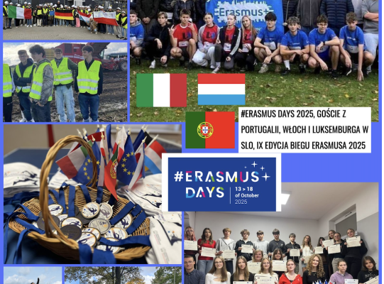 #Erasmus Days 2025, goście z Portugalii, Włoch i Luksemburga, IX Edycja Biegu Erasmusa 2025