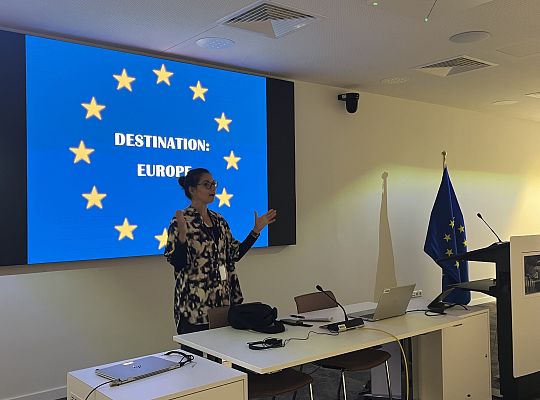 Uczniowie SLO w Parlamencie Europejskim w Luksemburgu