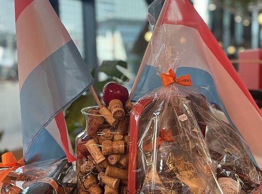 Uczniowie SLO w Parlamencie Europejskim w Luksemburgu.