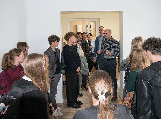 „Młodzi Ambasadorzy Edukacji Obywatelskiej” z wizytą w Starostwie Powiatowym w Lęborku.