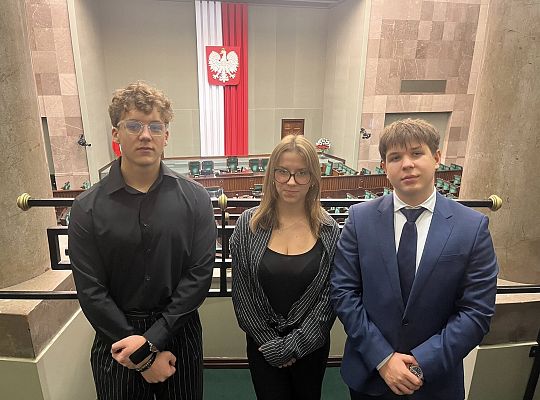 Uczniowie SLO zwiedzają Sejm, Warszawa 20.10.2025