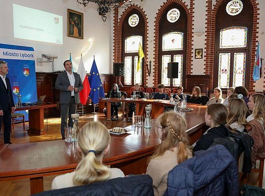 Spotkanie w Urzędzie Miejskim w Lęborku.