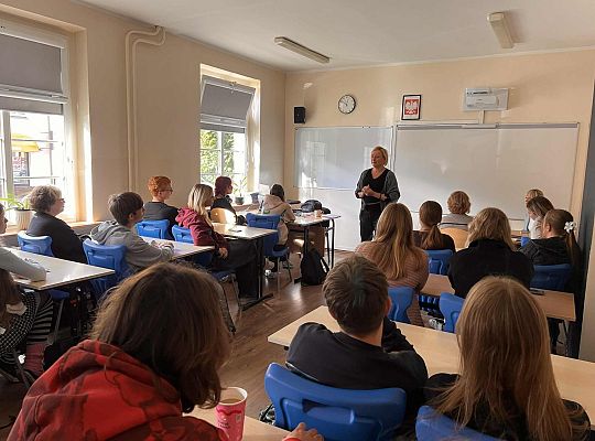 Zajęcia z panią Joanną Hetnarowicz-Sikora.