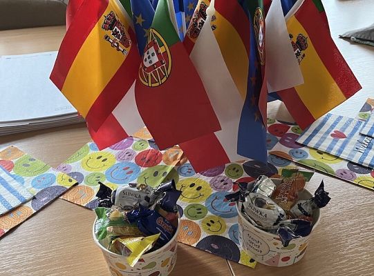 Lębork - Erasmus+ w SLO, goście z Hiszpanii i Portugalii 02.2023