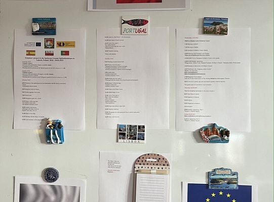 Lębork - Erasmus+ w SLO, goście z Hiszpanii i Portugalii 02.2023