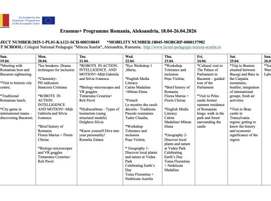 Erasmus+ Rumunia 04.2026
