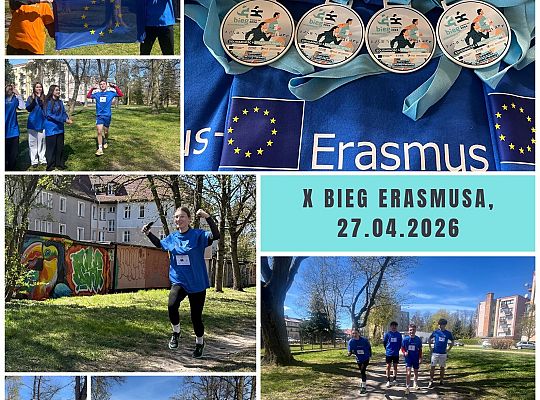 X Bieg ERASMUSA 2026, II m-ce w Polsce