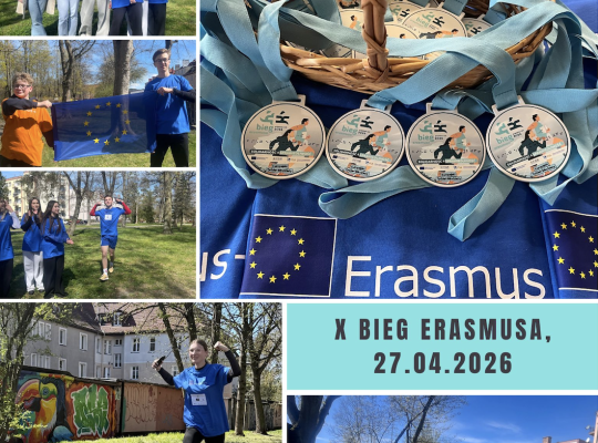 X Bieg ERASMUSA 2026, II m-ce w Polsce