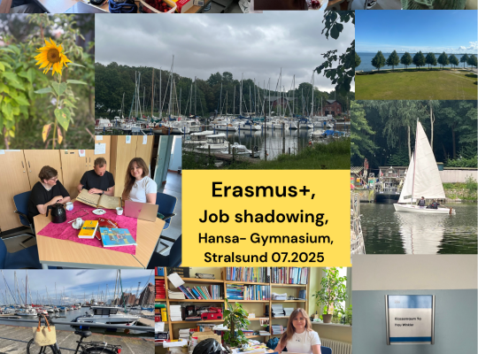 Job shadowing , 07.2025 Hansa-Gymnasium, Stralsund