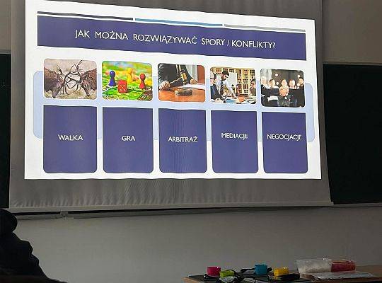 Uczniowie na 