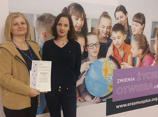 Wyróżnienie Erasmus+