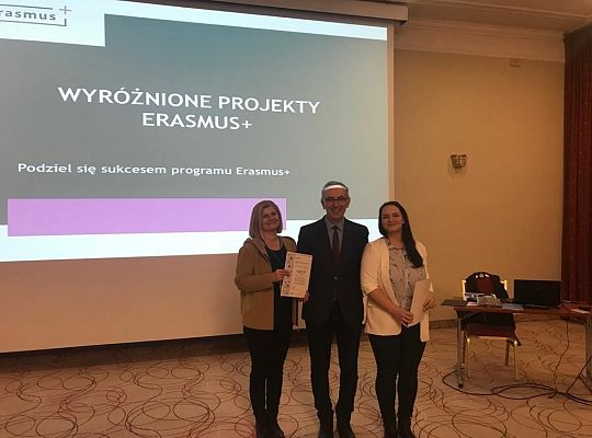 Wyróżnienie Erasmus+