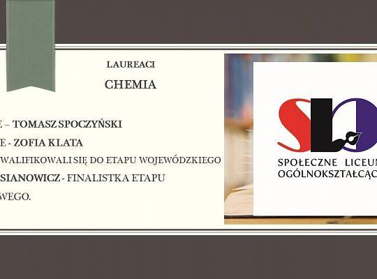 Laureaci i finaliści etapu powiatowego Pomorskiej Ligi Zadaniowej „Zdolni z Pomorza” w roku szkolnym 2020/2021