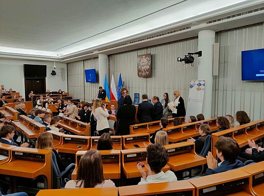 Sukces Janka w konkursie ,,Senat Rzeczypospolitej Polskiej - jego rola i znaczenie w systemie politycznym Rzeczypospolitej Polskiej