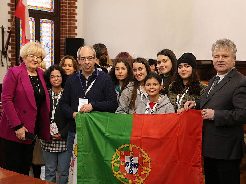 Erasmus+  w SLO , goście z Hiszpanii i Portugalii