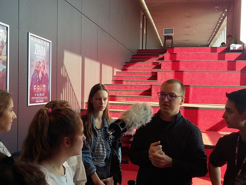 Szkolni humaniści na warsztatach filmowych w Gdyni