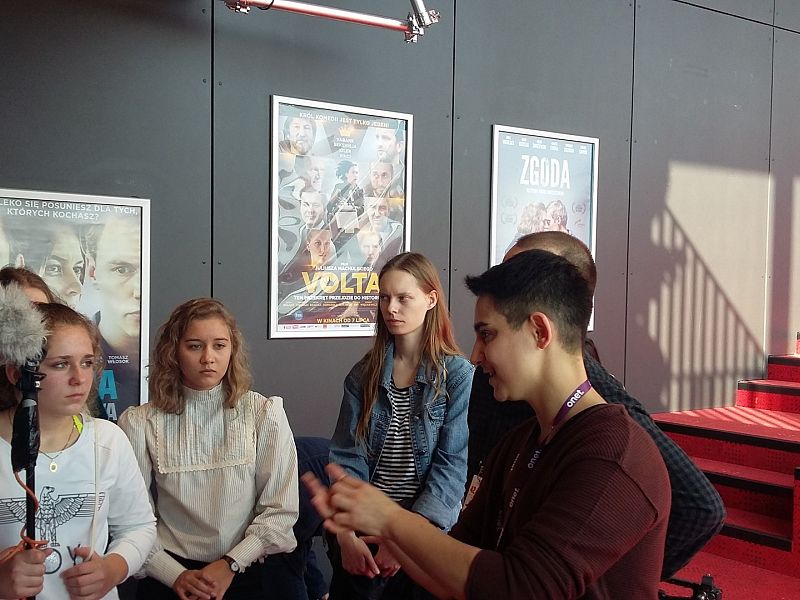 Szkolni humaniści na warsztatach filmowych w Gdyni