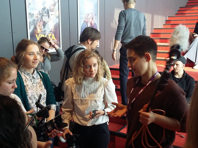 Szkolni humaniści na warsztatach filmowych w Gdyni