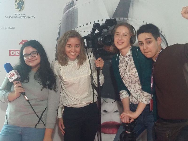 Szkolni humaniści na warsztatach filmowych w Gdyni